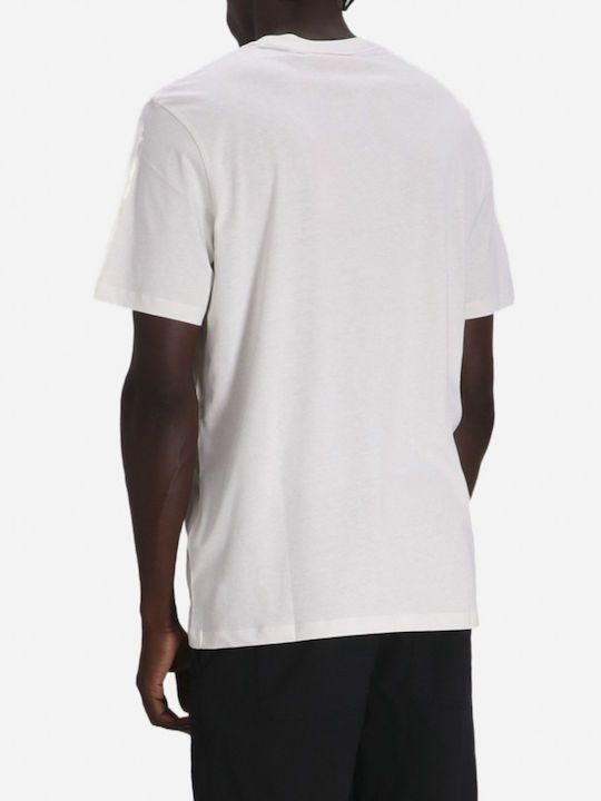 Hugo Boss T-shirt Bărbătesc cu Mânecă Scurtă White