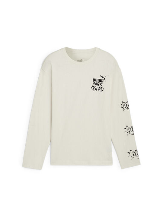 Puma Kids Blouse Long Sleeve Beige