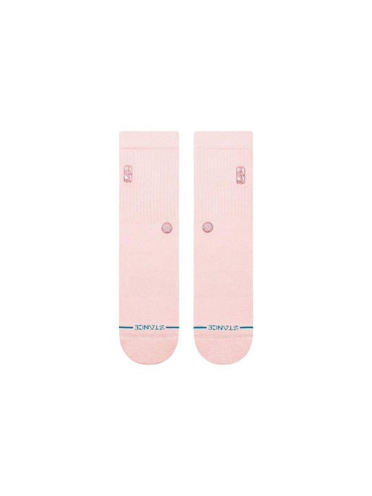 Stance Nba Logoman Wash Sportsocken Rosa 1 Paar