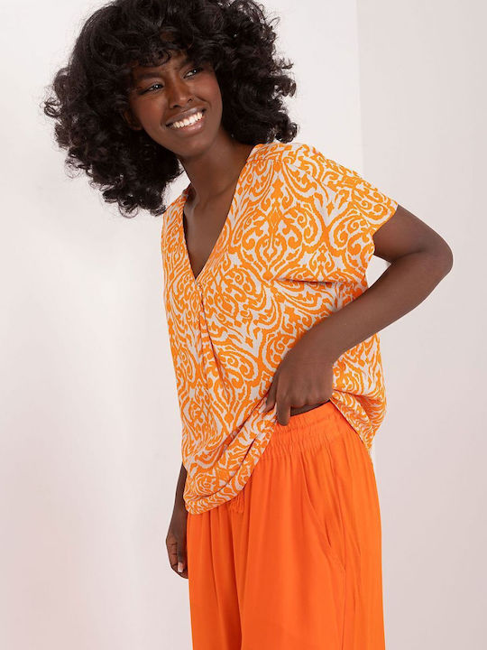 Sublevel Damen Bluse orange