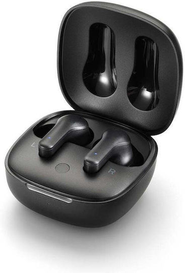 Motorola Moto Buds 135 Bluetooth хендсфри Слушалки с Устойчивост на Пот и Кутийка за Зареждане Черен
