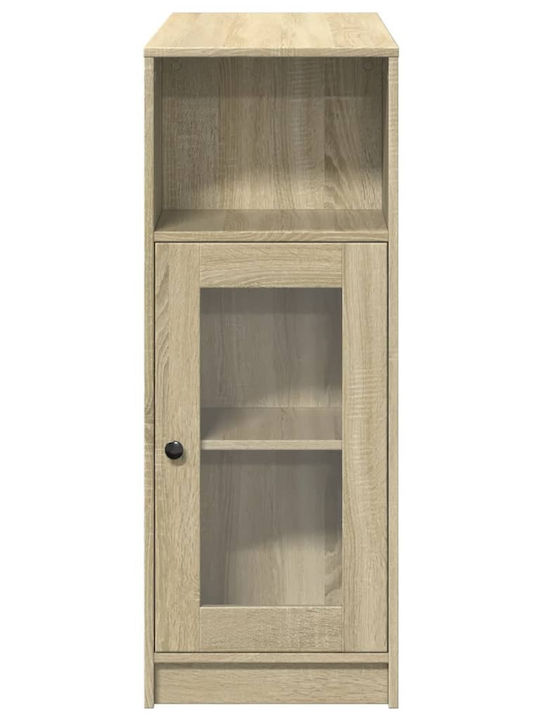 Vidaxl Τραπέζι Μπαρ Ράγες Sonoma Δρυς 101x40x103,5cm Επεξεργ Ξύλο 1 Τεμ Καφέ