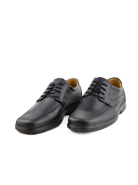 Boxer Men's Anatomic Leather Casual Shoes Black