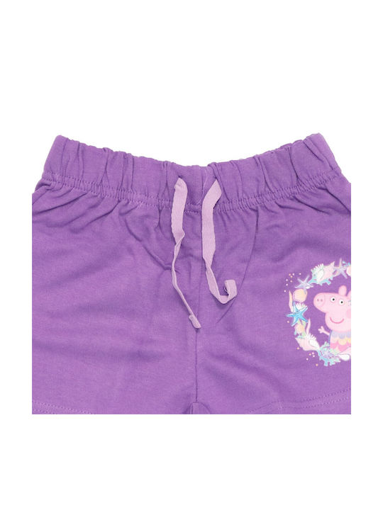 Peppa Pig Șort/Bermude pentru copii din material textil Violet pp0177