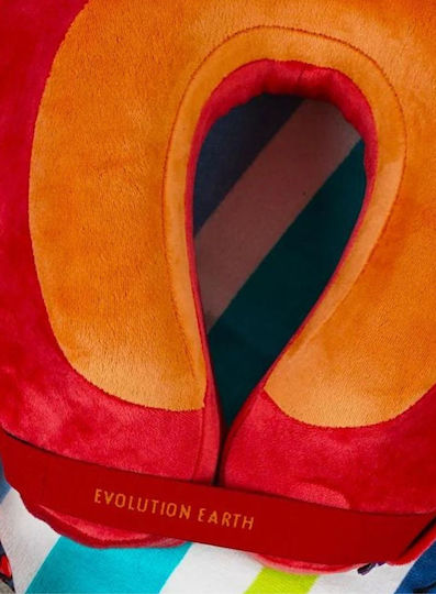 Cabeau Evolution Earth Μαξιλαράκι Ταξιδίου Memory Foam Πορτοκαλί Fire