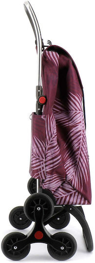 Tesatura Coș de cumpărături Burgundy 36x19x63cm