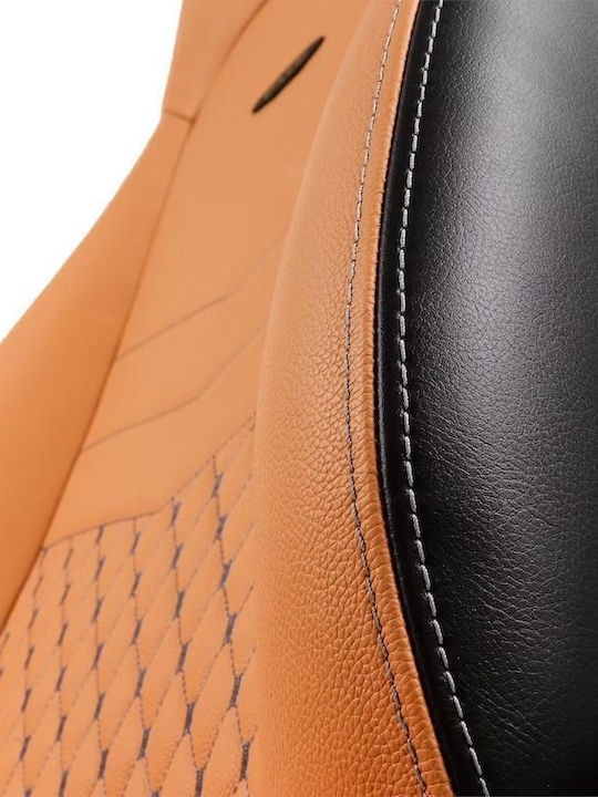 Noblechairs Icon Δερμάτινη Καρέκλα Gaming με Ρυθμιζόμενα Μπράτσα Καφέ