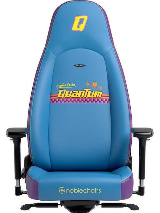 Noblechairs Nuka-Cola Quantum Edition Καρέκλα Gaming Δερματίνης με Ρυθμιζόμενα Μπράτσα Μπλε