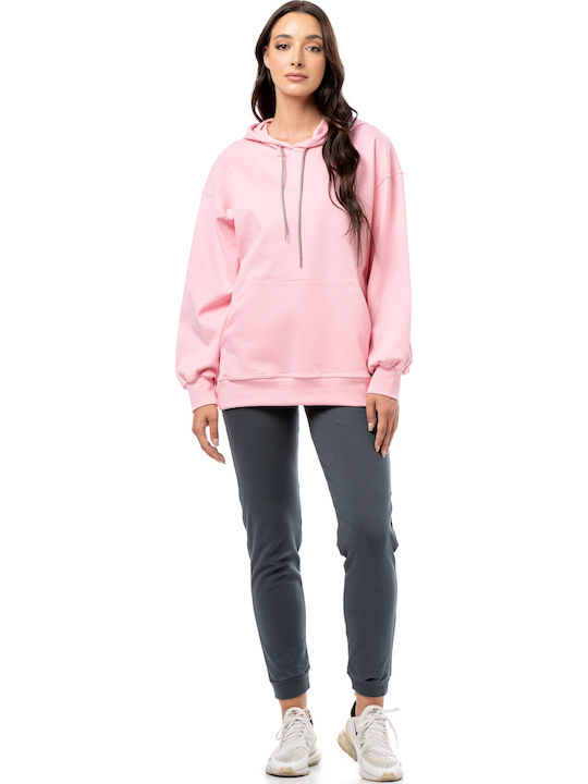 Olympic Challenger Дамски Суитшърт Худи Pink