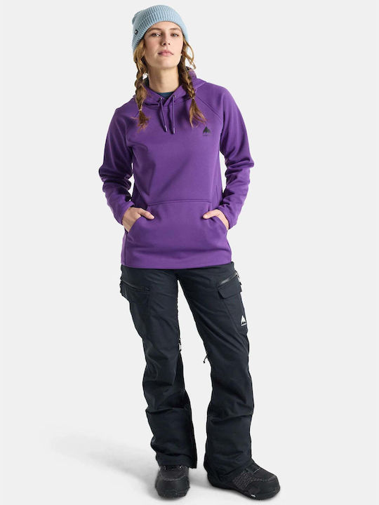 Burton Women's Hooded Fleece Sweatshirt Imperial Purple