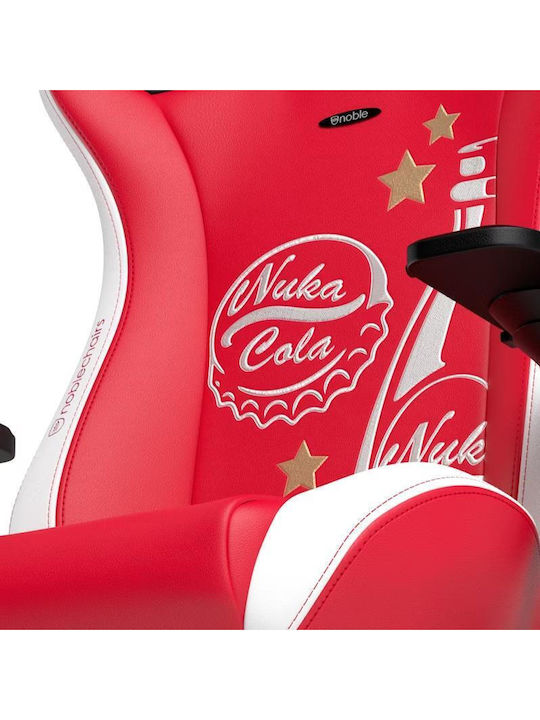 Noblechairs Epic Fallout Nuke Cola Edition Piele Sintetică Roșie / Albă Noblechairs Epic Fallout Nuke Cola Edition Piele Sintetică Roșie / Albă