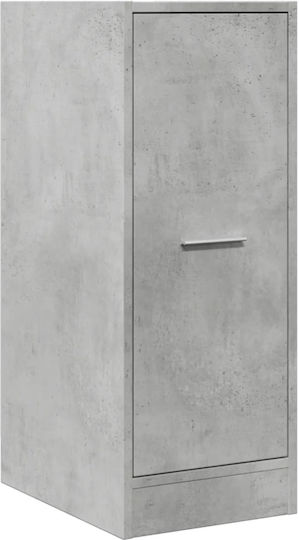 vidaXL Büroaufbewahrungsschublade aus Holz und Metall Grau 30x41x77,5cm