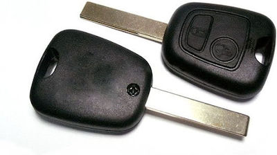 Car Key & Immobilizer Peugeot Remote Control with 2 Buttons & ID46 Chip for Peugeot 307