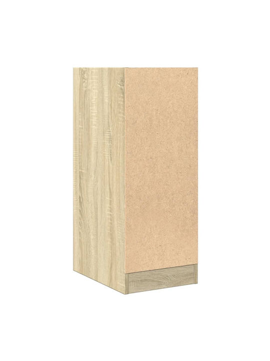 Sertar de Birou Metalică Maro 30x41x77.5cm