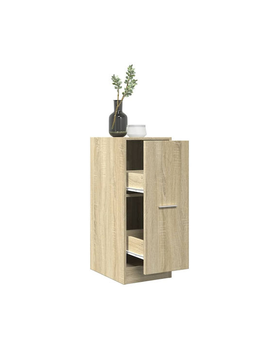 Sertar de Birou Metalică Maro 30x41x77.5cm