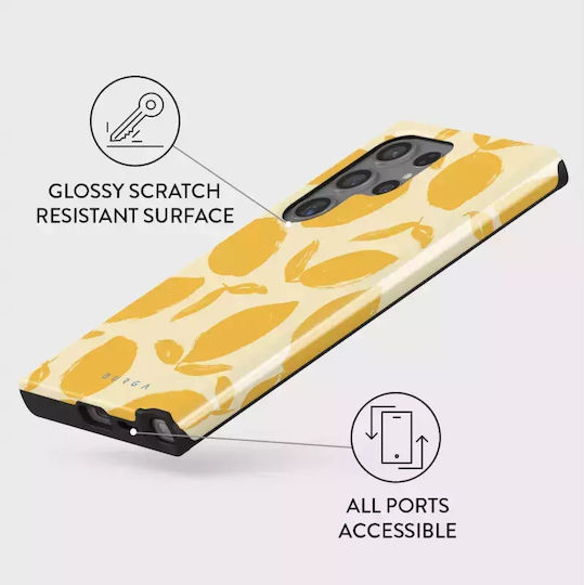 Burga Samsung Galaxy S24 Ultra Fashion Tough Σκληρή Θήκη Lemon Tart