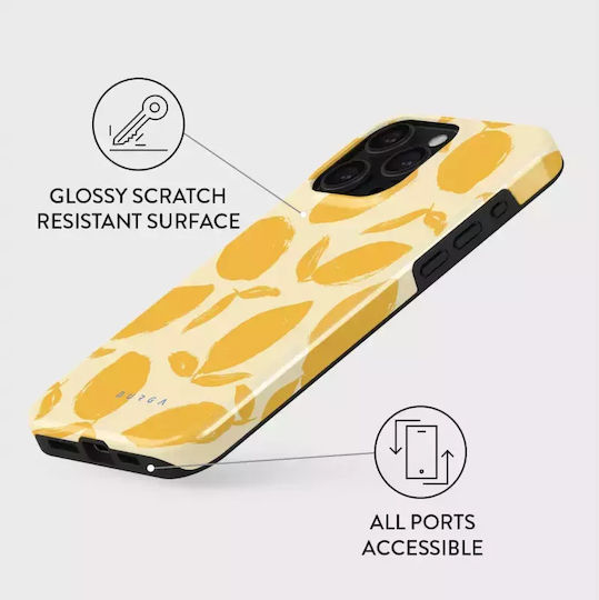 Burga Iphone 15 Pro Fashion Tough Magsafe Σκληρή Θήκη Magsafe Lemon Tart