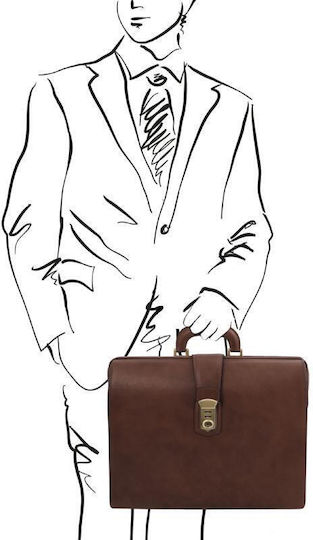 Tuscany Leather Canova Medical Leather Bag Brown