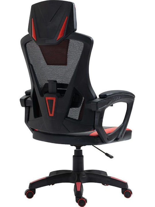Raptor Ace Υφασμάτινη Καρέκλα Gaming Κόκκινη