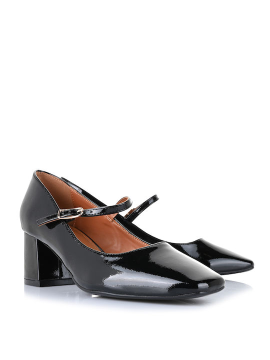 Gioseppo Patent Leather Black Heels