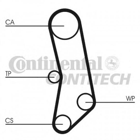 Fiat Panda 141a Timing Belt Contitech Ct503