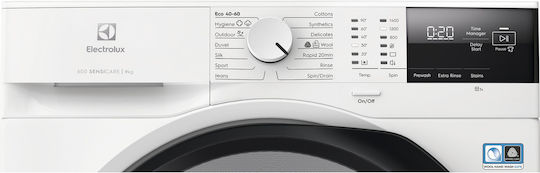 Electrolux Πλυντήριο Ρούχων 9kg 1400 Στροφών EW6F2492E