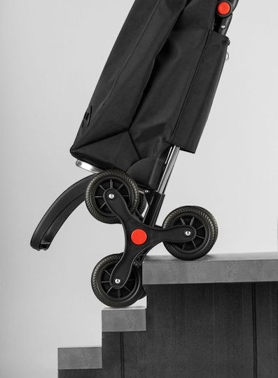 I-max Tweed Текстил Пазарска количка Черен