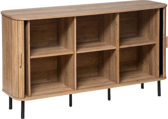 Sideboards & Buffets Colva Holzsideboard mit Spiegel Holzfarbe 140x40x80.5cm