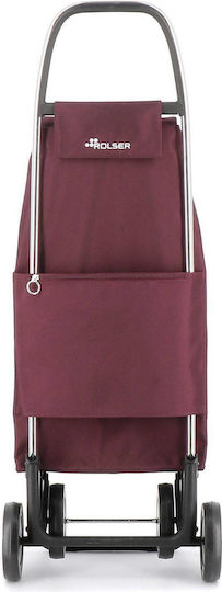 Tesatura Coș de cumpărături Burgundy
