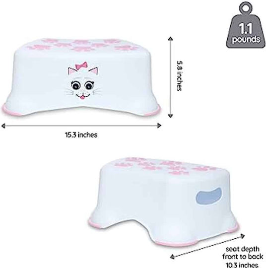 My Carry Potty Single Kids Step Stool Bathroom Orange