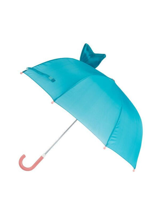 Stephen Joseph Kids Curved Handle Umbrella Turquoise