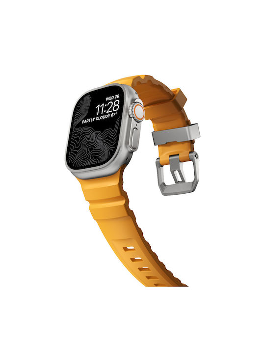 Nomad Rocky Point Каишка Жълт (Apple Watch 44/45/46mm/Ultra 49mm)