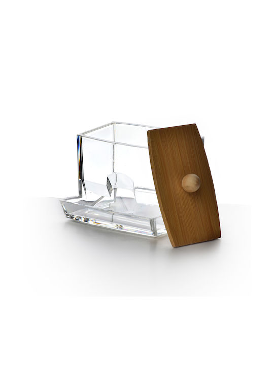Mondex Mondex Badezimmerboxen und -körbe Baumwolle/Abstriche Etui Acryl Beigen