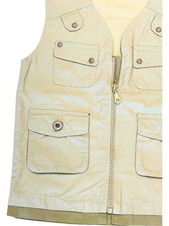 Kinderveste Beige