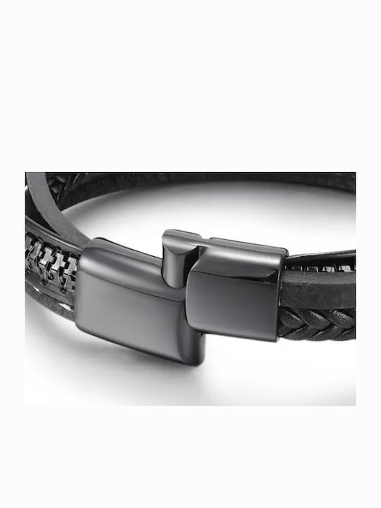 Bode Herren Armband Identität mit Kreuz Design aus Leder