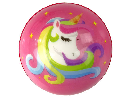 Lean Toys Kids Softball Pink 8cm. (Various Designs) 1pc
