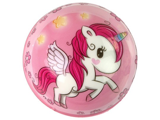 Lean Toys Kids Softball Pink 8cm. (Various Designs) 1pc