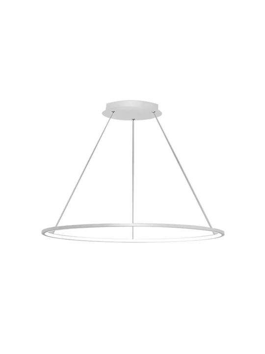 LED-Pendelleuchte Modernes Design Einstellbare Lichtfarbe Silber 31-40W Veränderbar