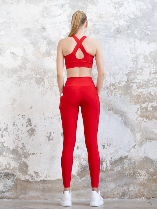 Frauen Sport-BHs Sport-BH Red