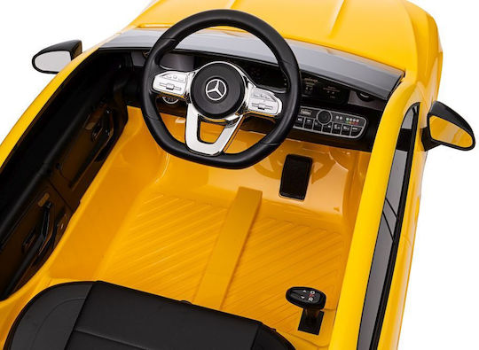 Kinder Auto Einsitzer mit Fernbedienung Mercedes CLA 45s AMG Gelb