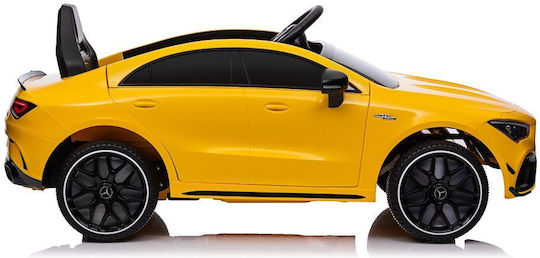 Kinder Auto Einsitzer mit Fernbedienung Mercedes CLA 45s AMG Gelb