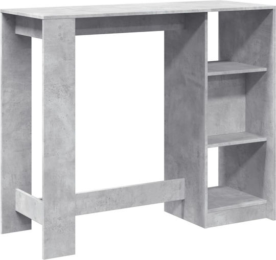 Tisch Bar Holz Gray 124x46x103.5cm