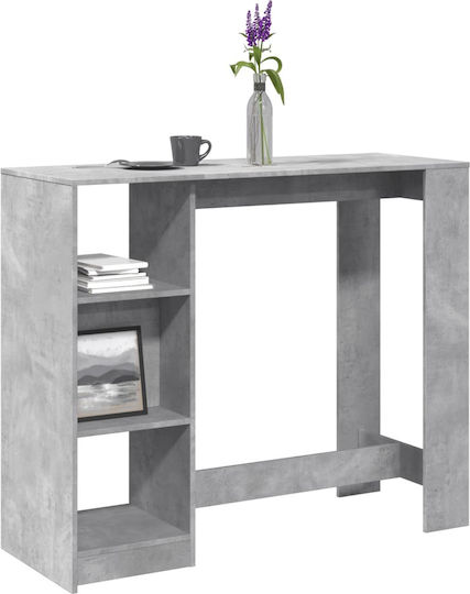 Tisch Bar Holz Gray 124x46x103.5cm