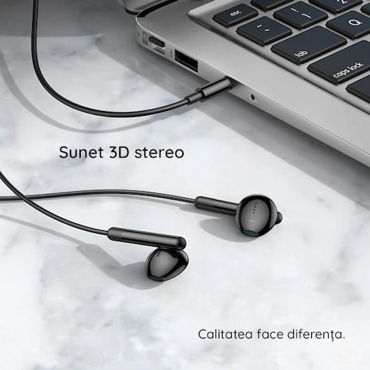 Hoco M93 In-ear Handsfree Ακουστικά με Βύσμα 3.5mm Μαύρο