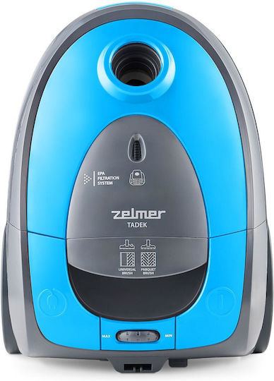 Zelmer ZVC262 Vacuum Cleaner 800W Bagged 2.5lt Gray