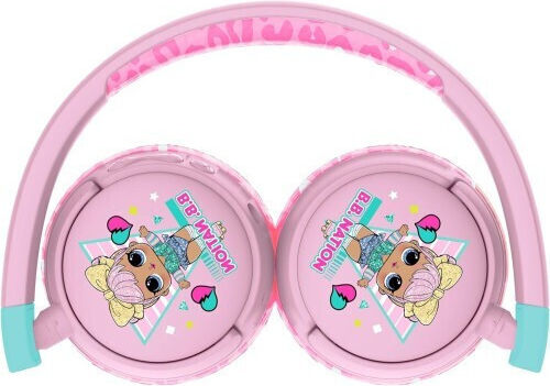 OTL L.O.L Surprise! B.B. Nation Wireless / Wired On Ear Headphones with 24 hours of Operation Pink