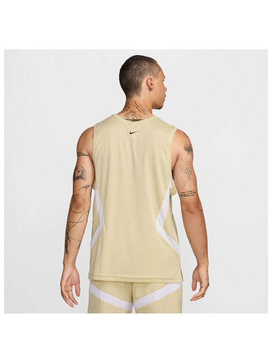 Nike Men's Blouse Dri-Fit Beige