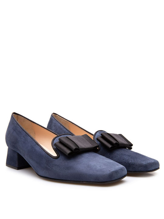 Labrini Navy Blue Heels