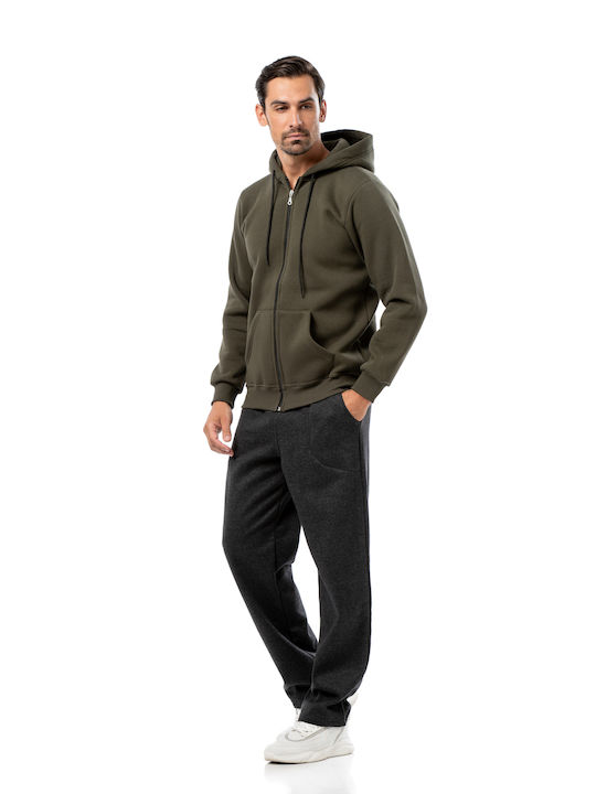 Bodymove Sweatshirt with Hood Khaki