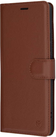 Techsuit Book Δερμάτινο Καφέ (Poco F6 Pro)